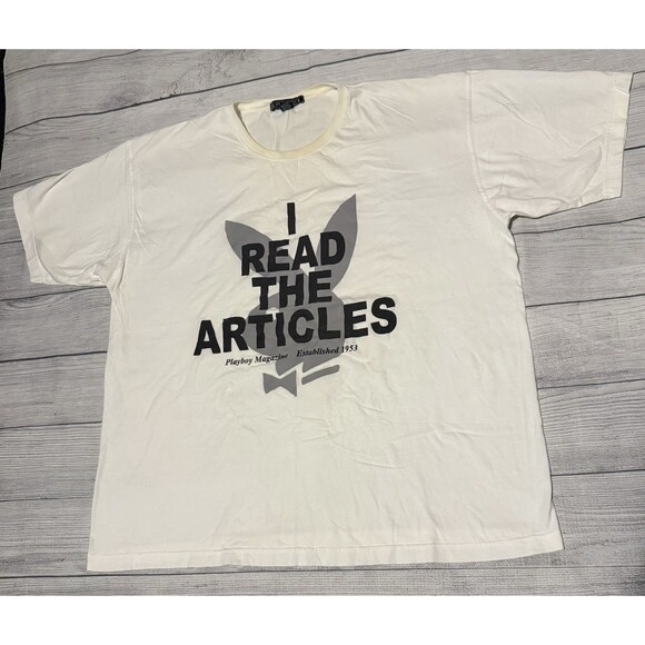 PLAYBOY | Shirts | Vintage Playboy I Read The Articles Graphic T